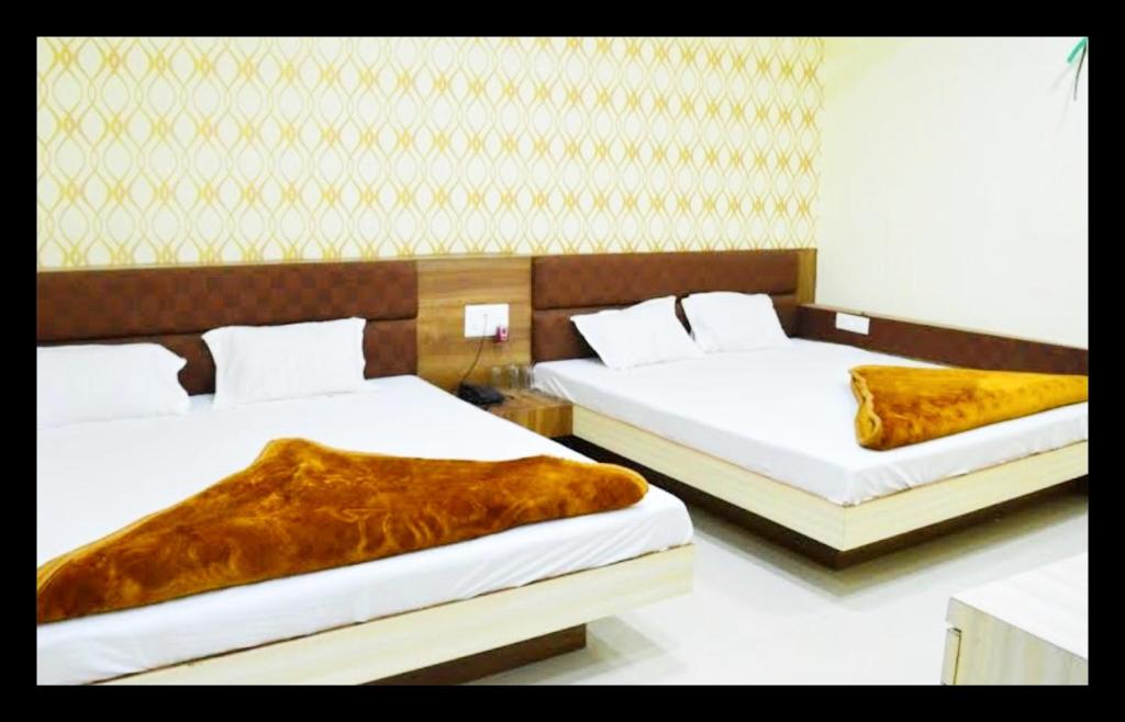 En eller flere senge i et værelse på Gull Marg