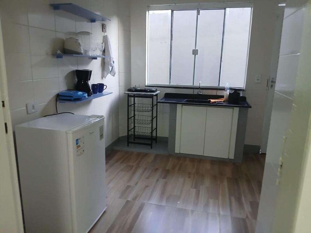 Køkken eller tekøkken på Studio Completo no Centro de Foz