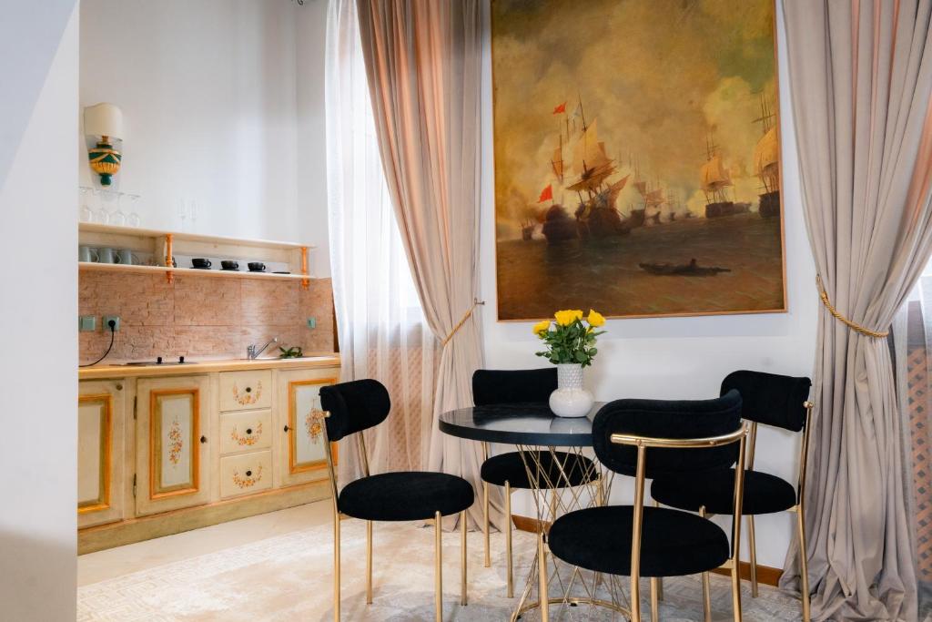 Posezení v ubytování Baroque Residence