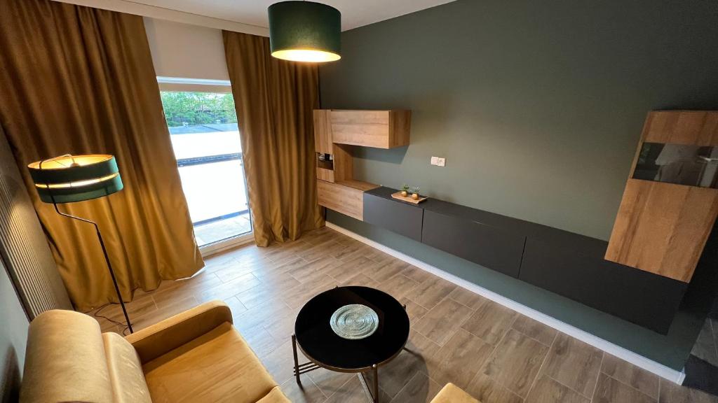 Et opholdsområde på Apartamenty TBG Tarnobrzeg