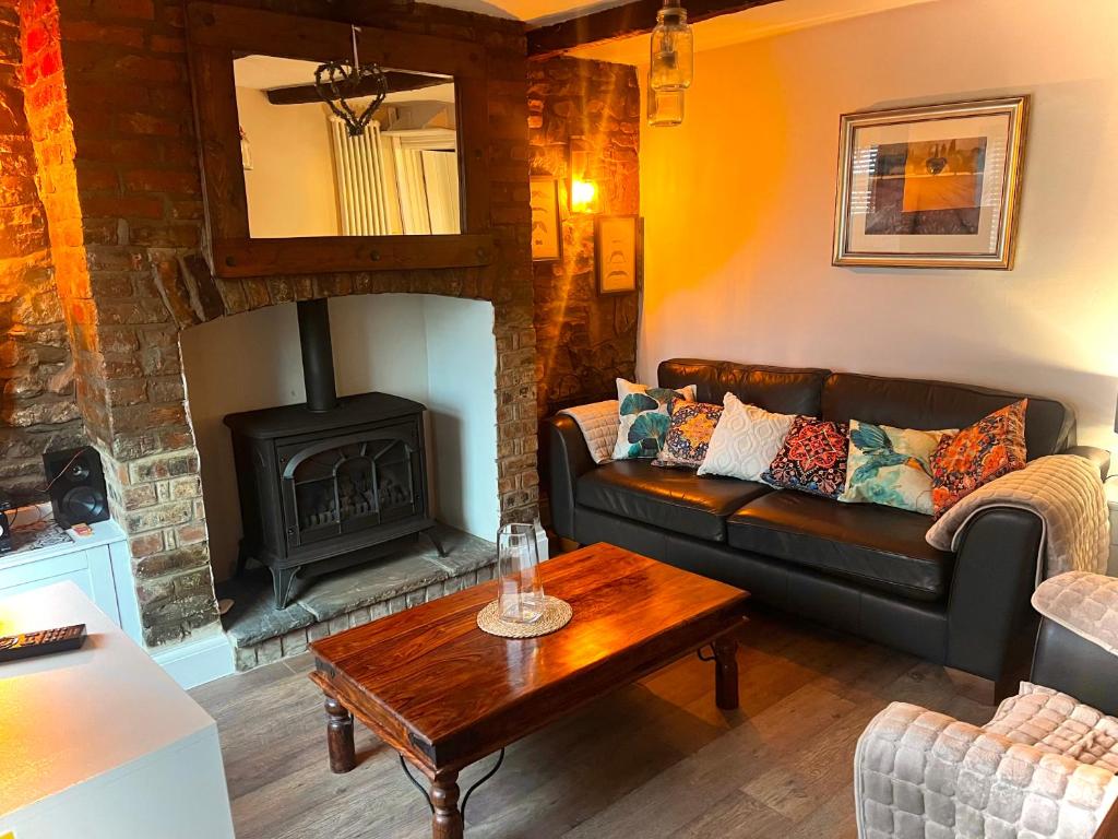 Et opholdsområde på Village Cottage Marple