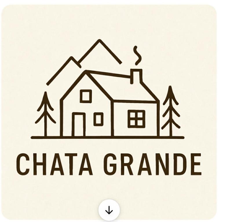 ein Haus mit den Worten chta grande in der Unterkunft Chata Grande in Białka Tatrzańska