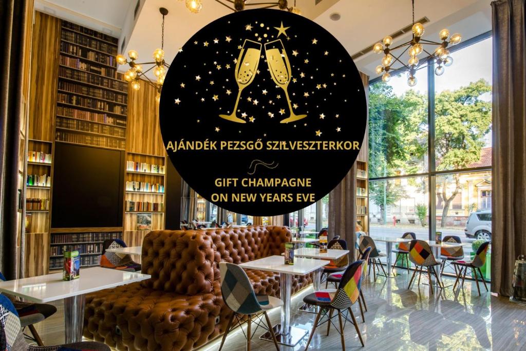 Χώρος καθιστικού στο Science Hotel