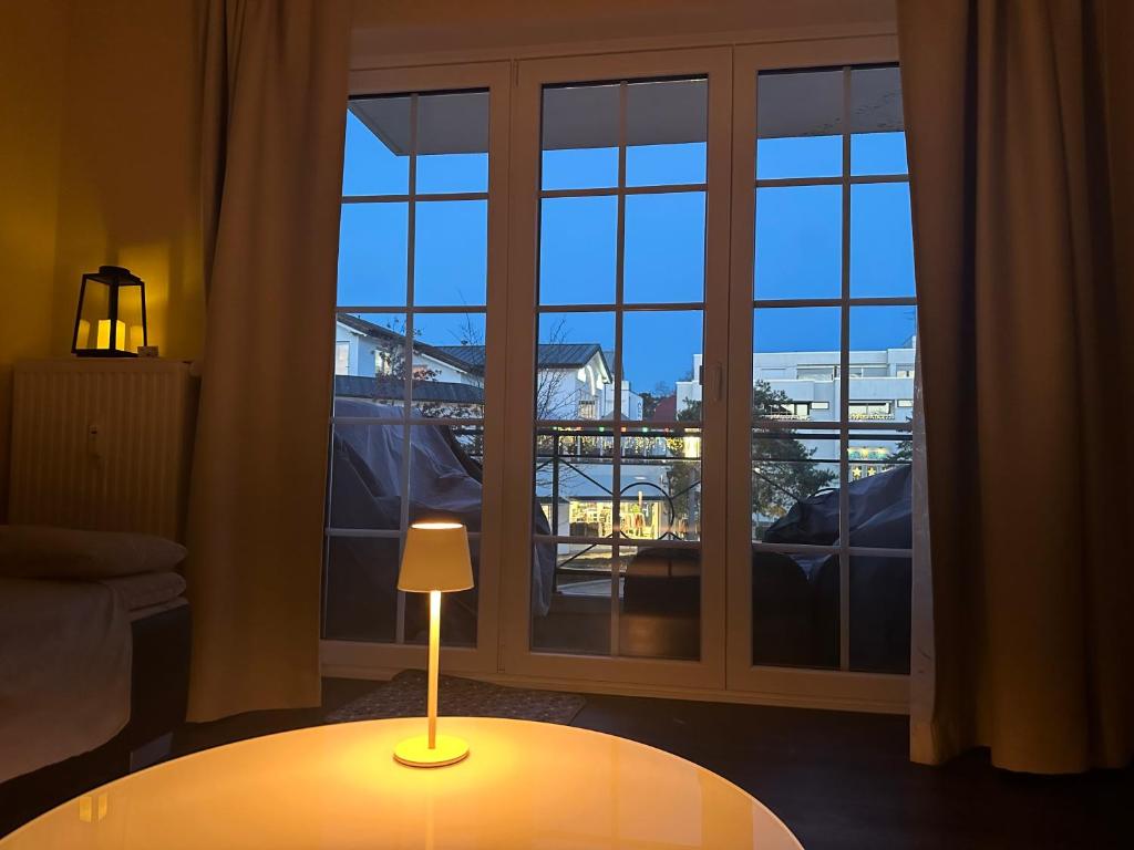 Postel nebo postele na pokoji v ubytování Poststrasse 2