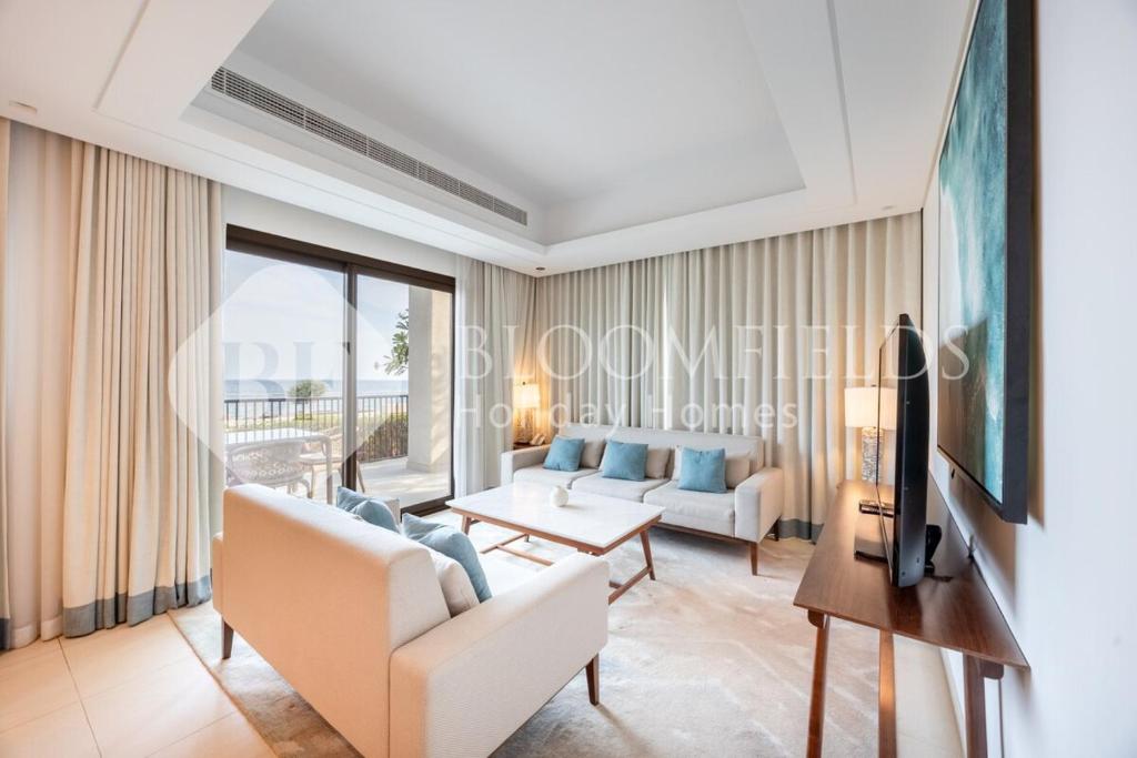 Χώρος καθιστικού στο Bloomfields Executive 3BR Apt Fujairah Address