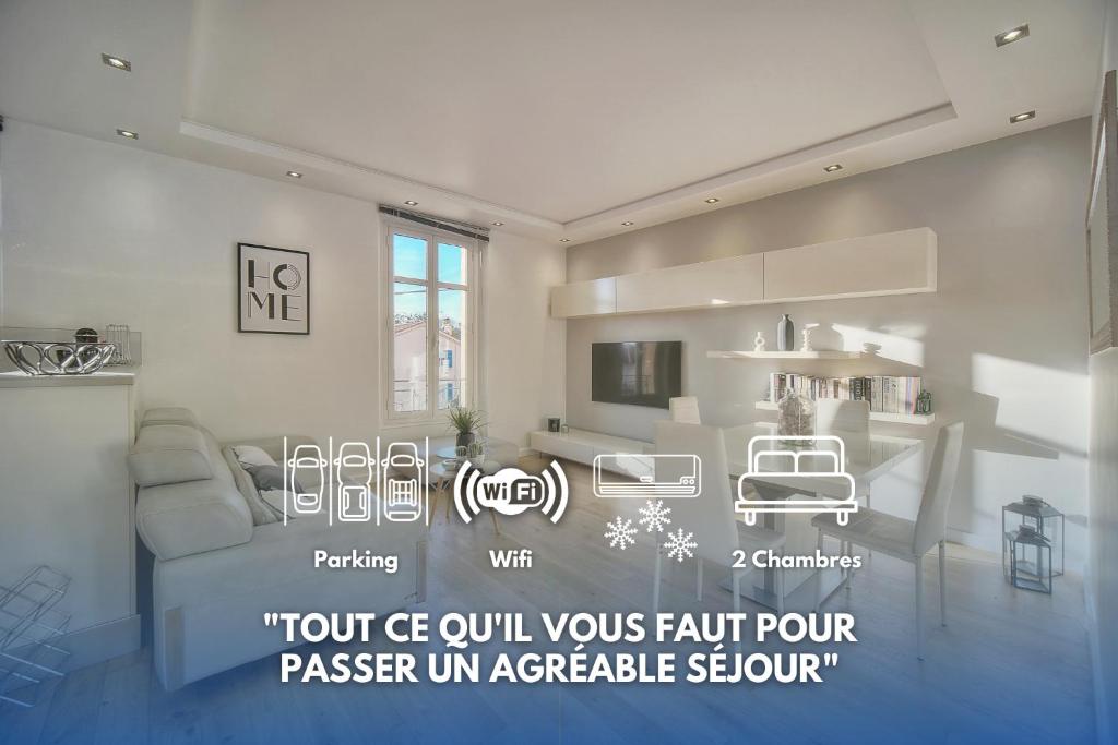 Clod - 2 bedrooms - Parking - Wifi Air conditioning