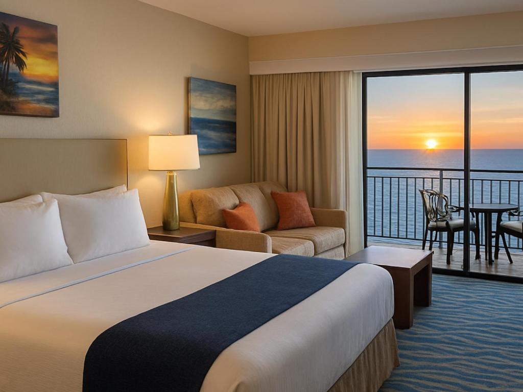 Nespecifikovaný výhled na moře nebo výhled na moře při pohledu z hotelu