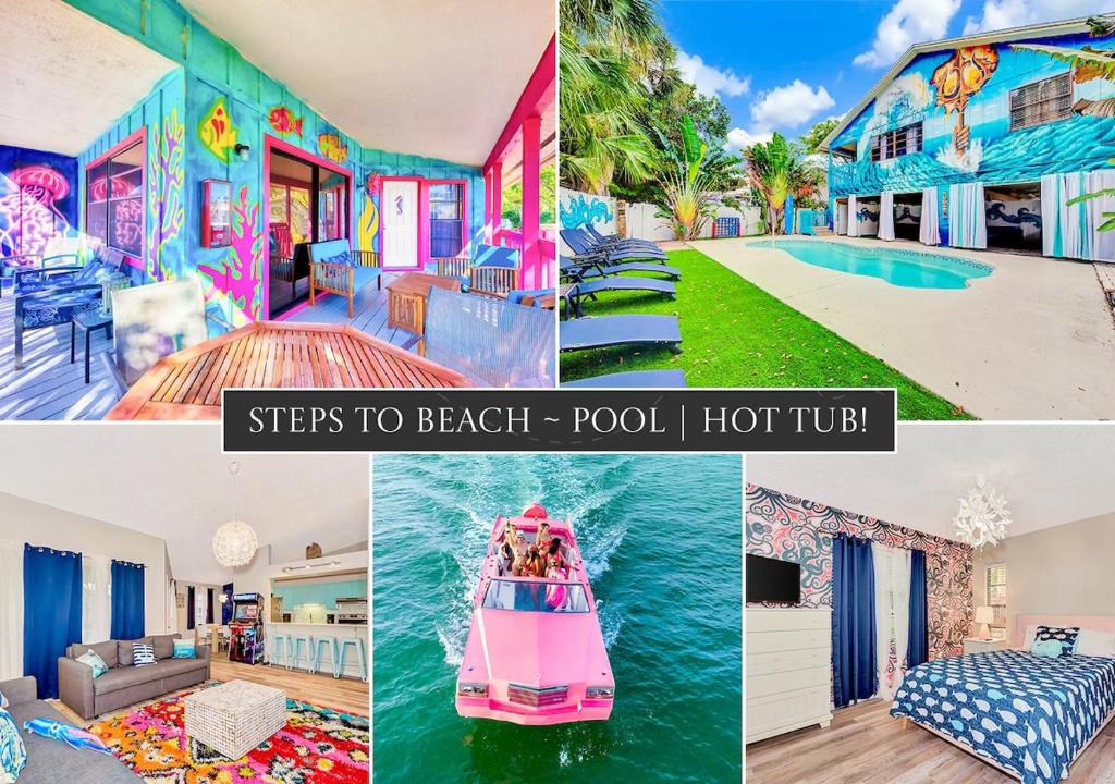 Billede fra billedgalleriet på Pink Flamingo Unit, Steps to Beach, Siesta Key Village & Pet-Friendly i Siesta Key