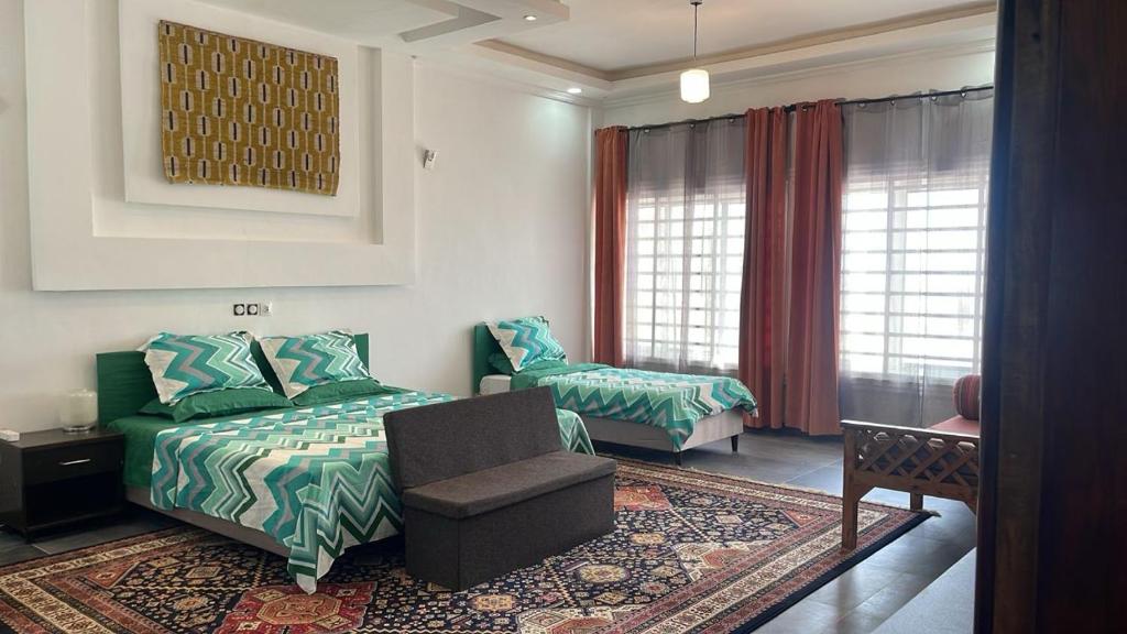 Et opholdsområde på Villa Soleil, Face à la Mer C5