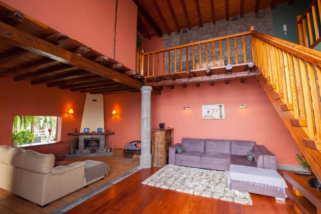 Posezení v ubytování Mountain Hideaway House in Moya