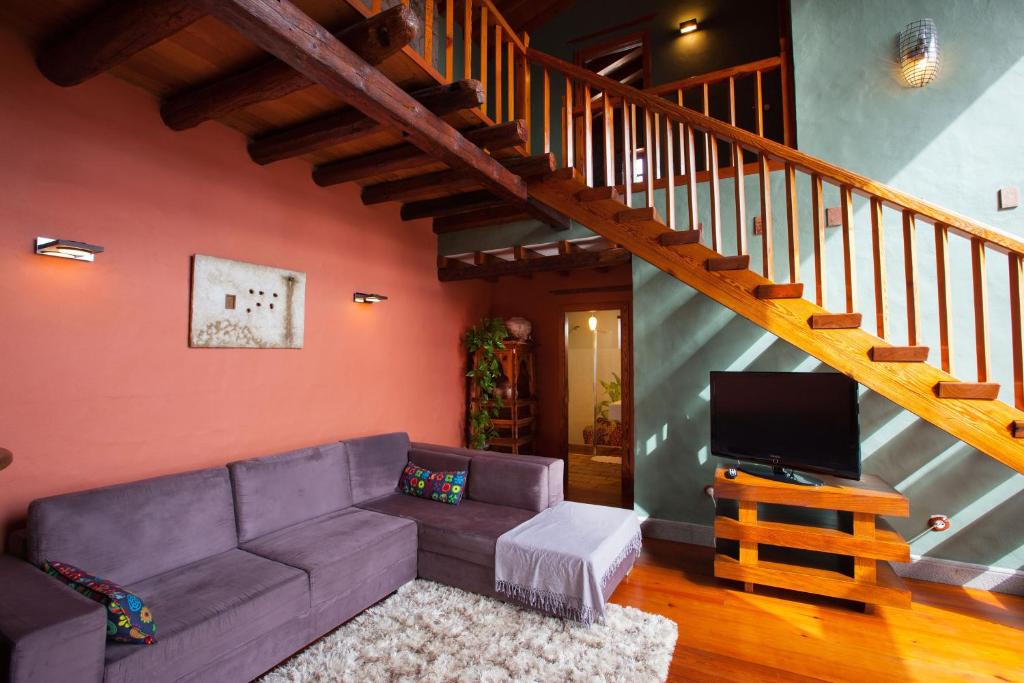 Posezení v ubytování Mountain Hideaway House in Moya