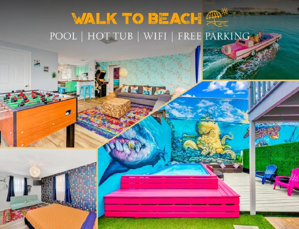 Billede fra billedgalleriet på MERMAID HOUSE WITH POOL JACUZZI STEPS to SIESTA KEY BEACH i Sarasota