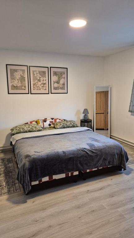 En eller flere senge i et værelse på Apartman Anamari