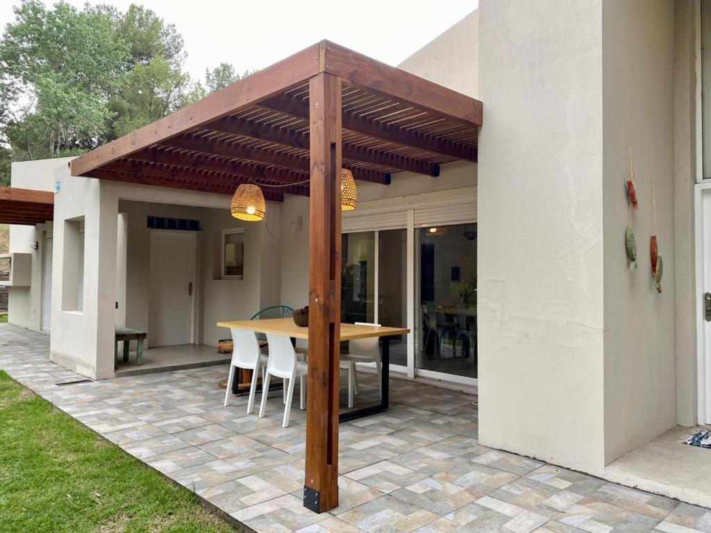 Bygningen som feriehuset ligger i