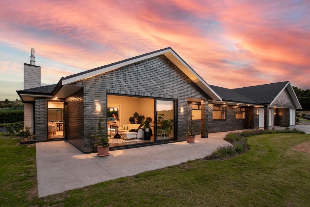 Bygningen som feriehuset ligger i