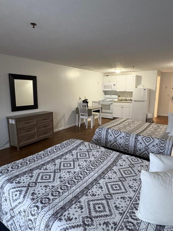 Køkken eller tekøkken på The Grand Beach Inn