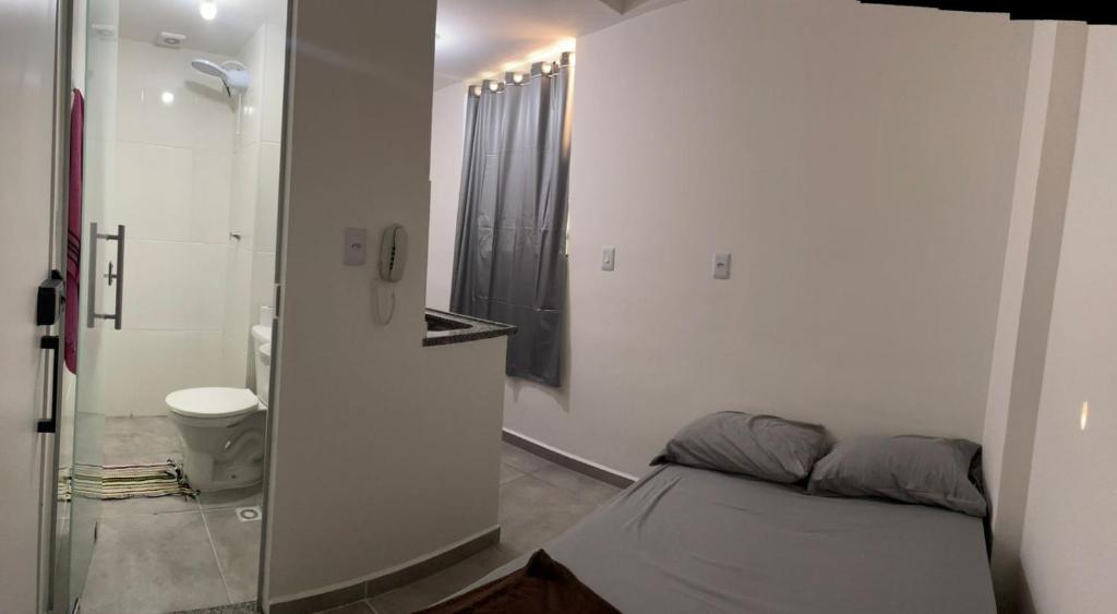 Koupelna v ubytování Flat 2 ao lado da UFSJ e Igreja São Francisco