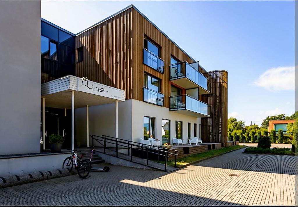 Bygningen som pensionatet ligger i