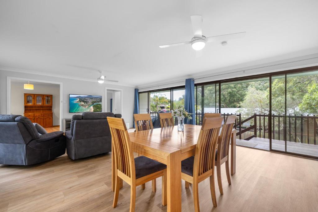 Et opholdsområde på Trial Bay Bush Haven