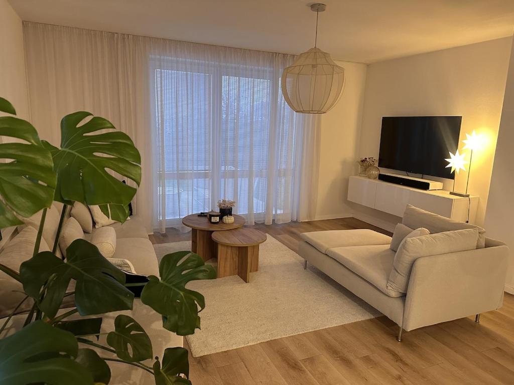 TV a/nebo společenská místnost v ubytování House near the Piešťany Spa - comfort for relaxation