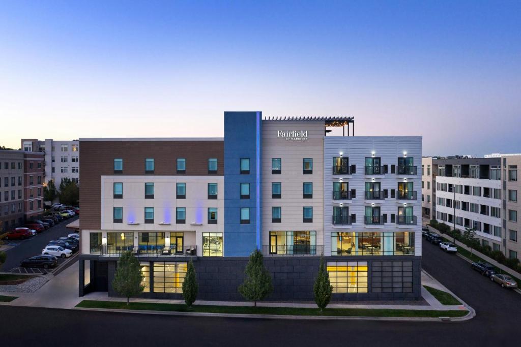 a rendering of a hotel in a city at Fairfield Inn & Suites by Marriott Denver Downtown in Denver