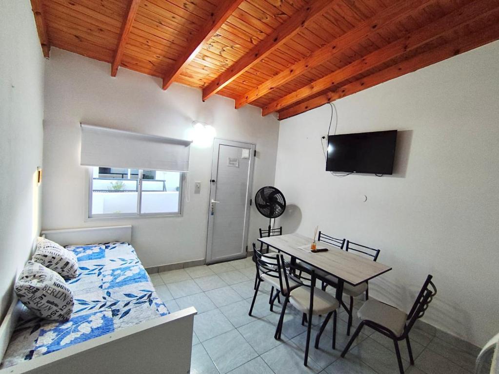 Et tv og/eller underholdning på Apartamento Mar y Cielo