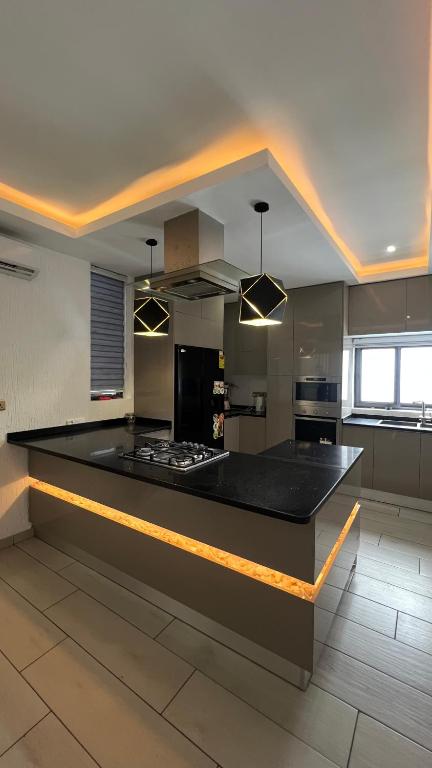 Køkken eller tekøkken på Goosebumps Luxury Homes & Apt