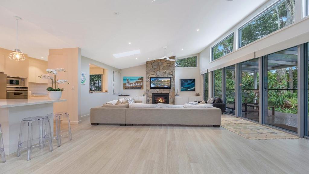 Et tv og/eller underholdning på Coastal Soul - Pearl Beach