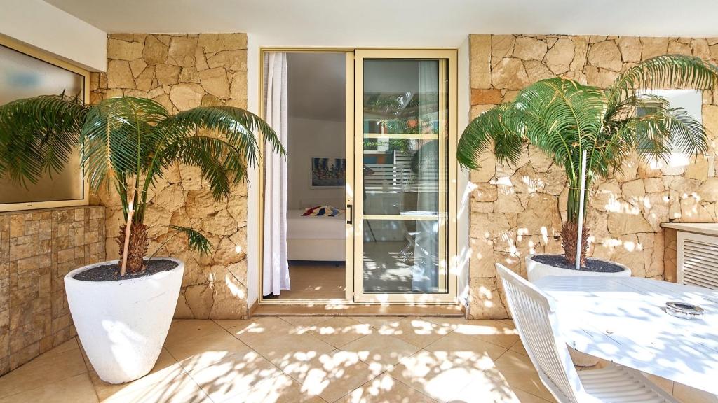 Il patio d'ingresso