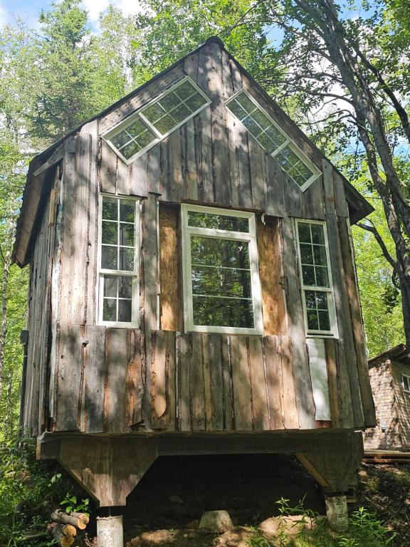 Bygningen som feriehuset ligger i