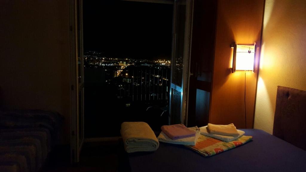 Postel nebo postele na pokoji v ubytování Apartment Sea & Mountain