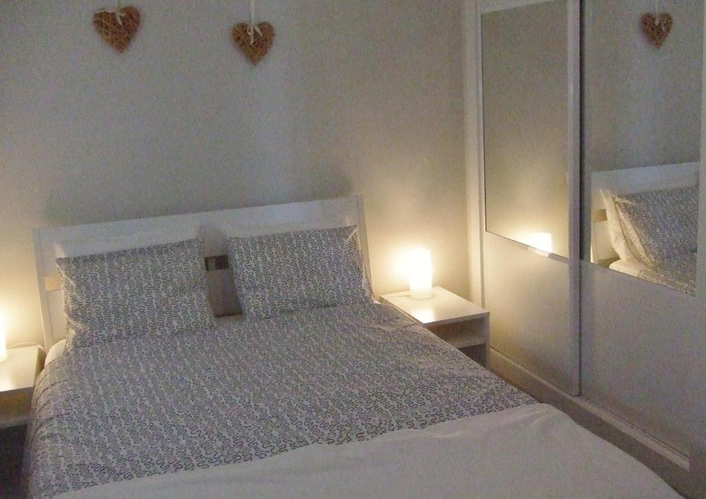 Posteľ alebo postele v izbe v ubytovaní Apartment Layla