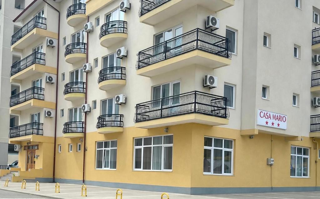 Bygningen som pensionatet ligger i