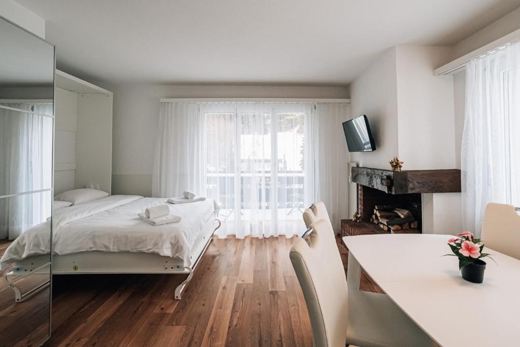 Postel nebo postele na pokoji v ubytování Casa Laret 6