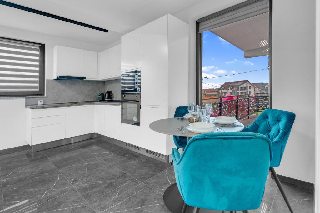 Kuchyň nebo kuchyňský kout v ubytování Art Boutique