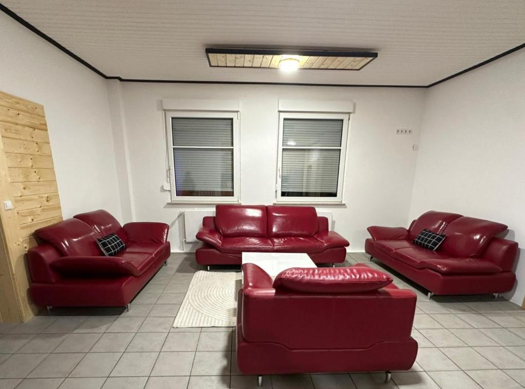 Khu vực ghế ngồi tại Monteurunterkunft in ruhiger Lage, nahe Zentrum