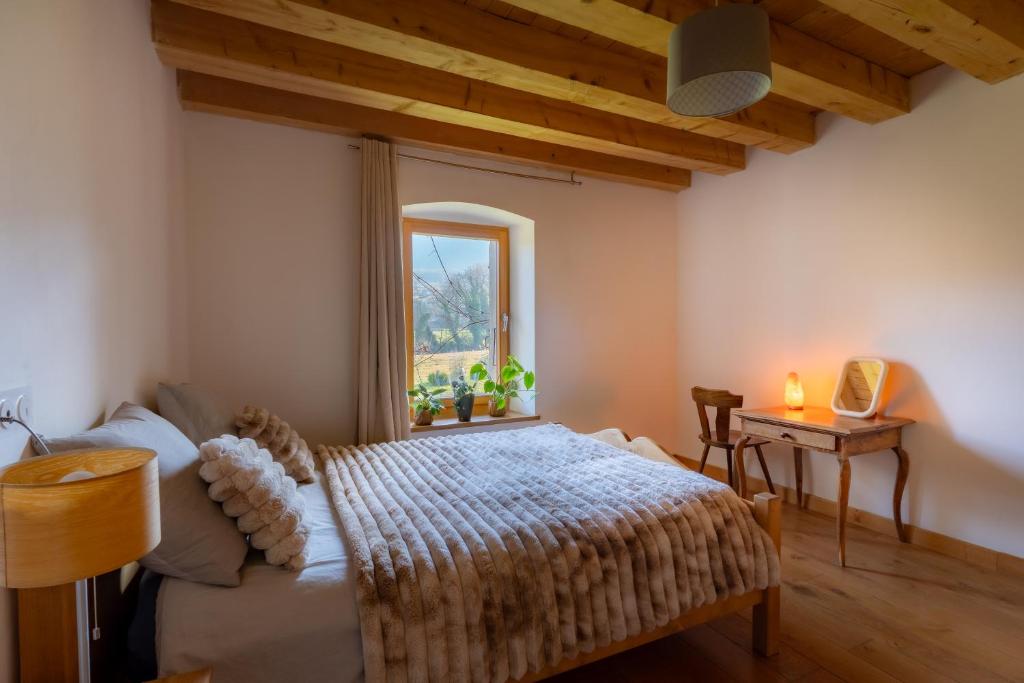 Séjour paisible près de Genève - Double Room With Mountain View