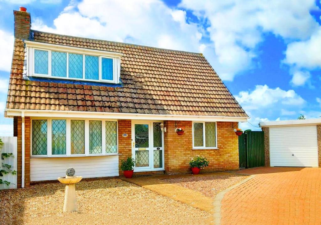 Bygningen som feriehuset ligger i