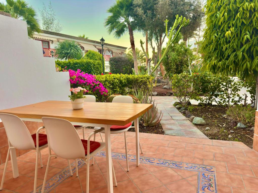 En have udenfor Casa Heidi