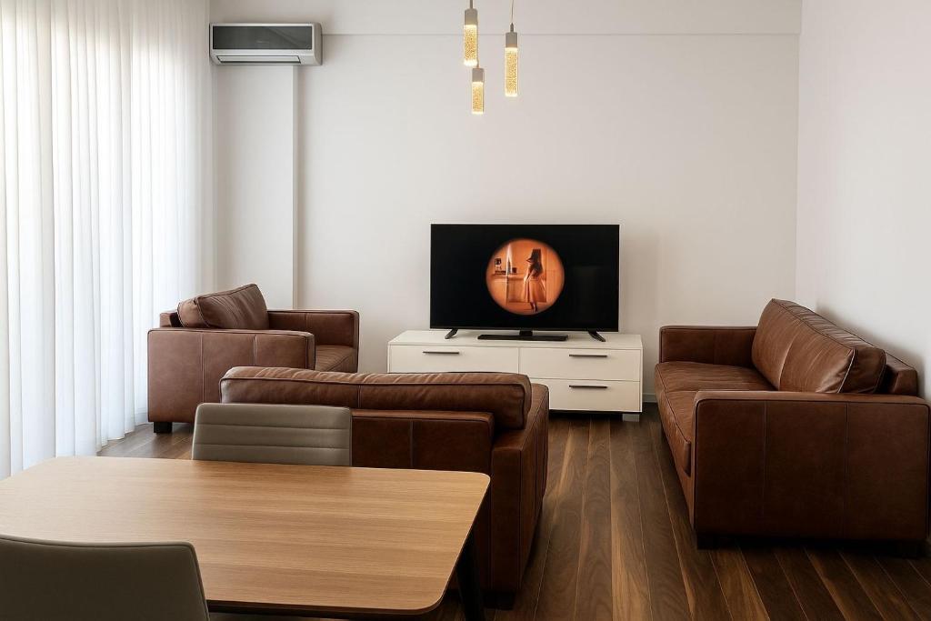 Posezení v ubytování Skanderbeg Apartment