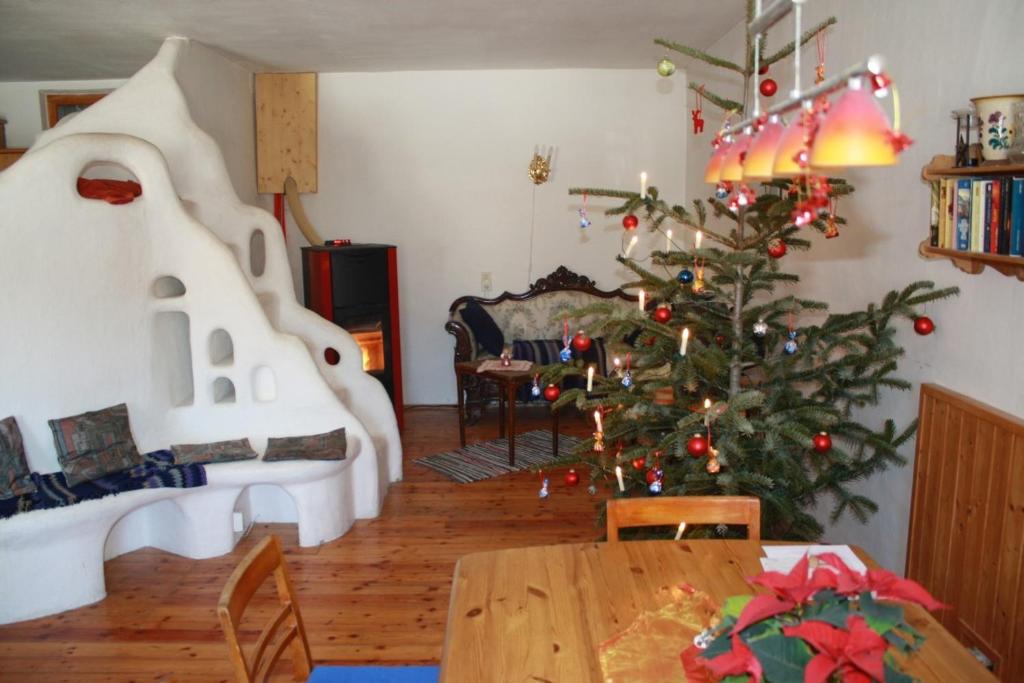 Posezení v ubytování Bruggerhaus