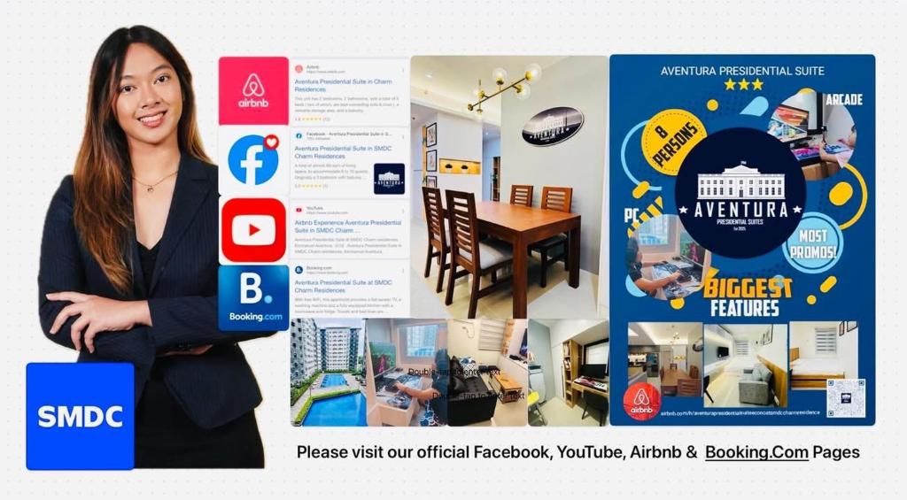 Πιστοποιητικό, βραβείο, πινακίδα ή έγγραφο που προβάλλεται στο Aventura Presidential Suite at SMDC Charm Residences