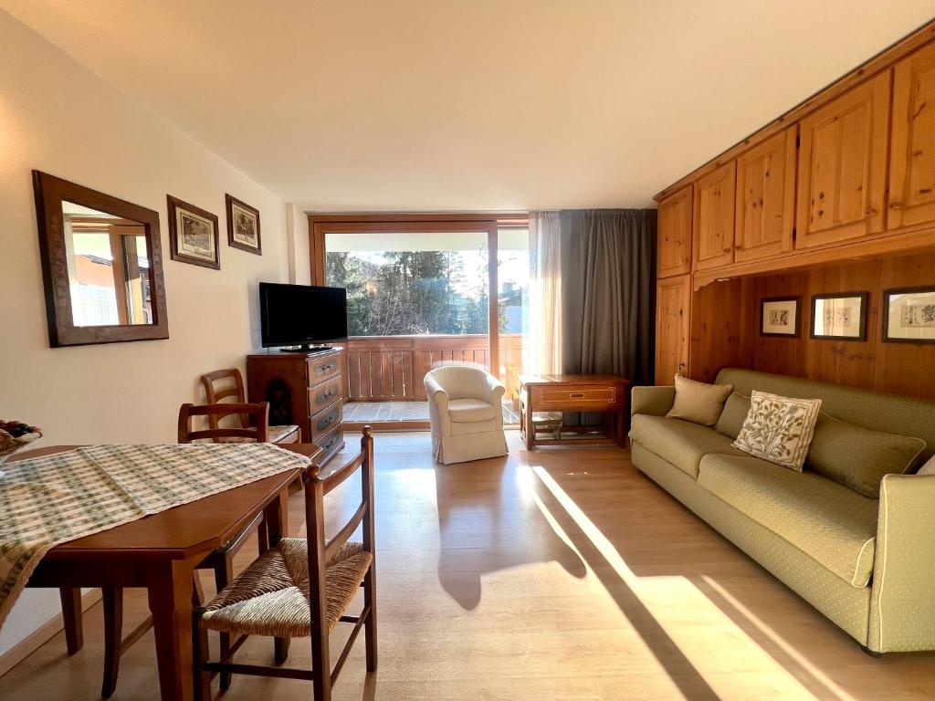 Χώρος καθιστικού στο Monolocale Collini