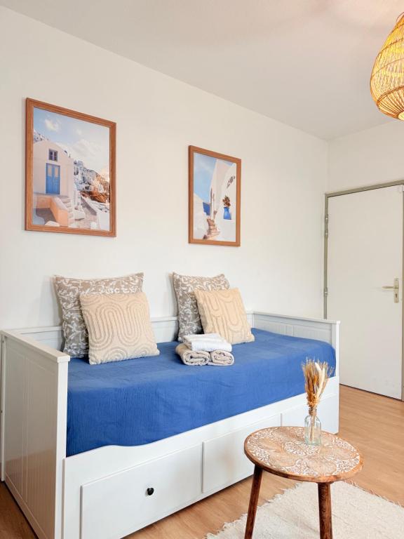 Postel nebo postele na pokoji v ubytování Le Herriot 3 Hyper Centre 5min de la Gare à pied