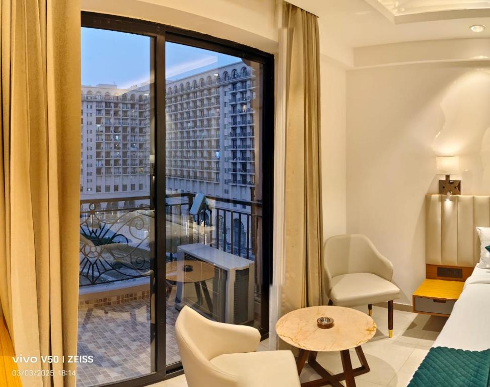 Posezení v ubytování Omaxe La Vista Stays