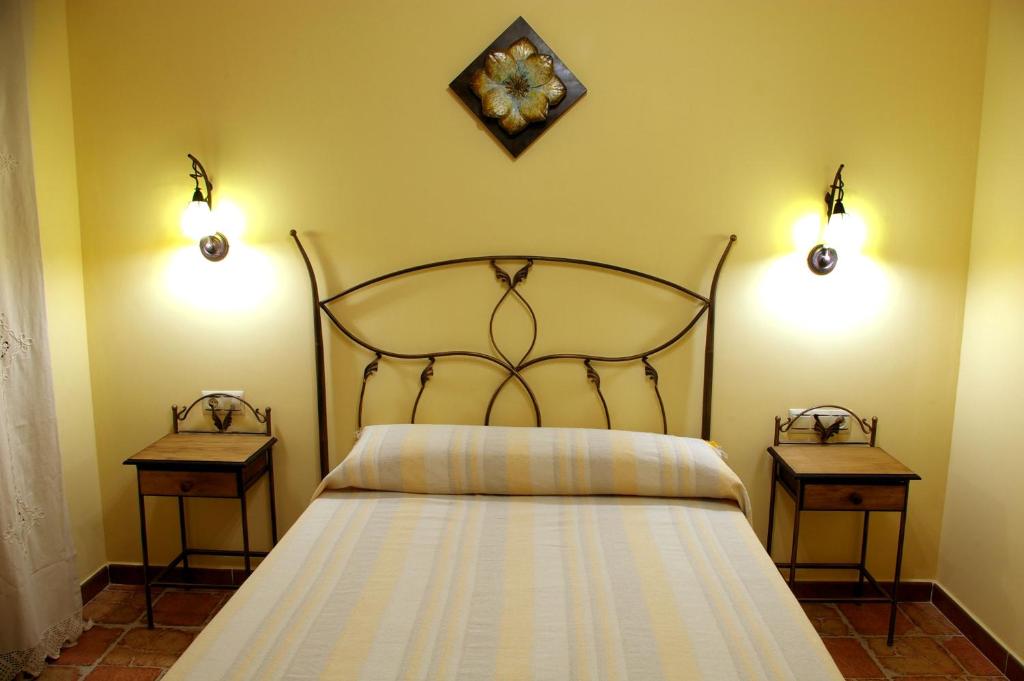 Postel nebo postele na pokoji v ubytování Villa de Xicar