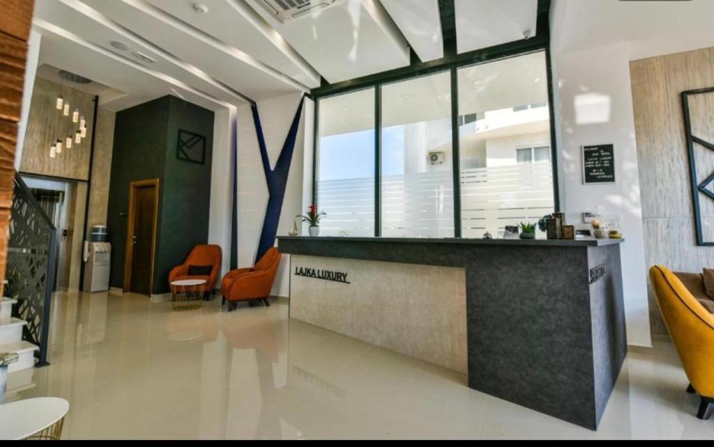 Χώρος καθιστικού στο Hotel Lajka Luxury