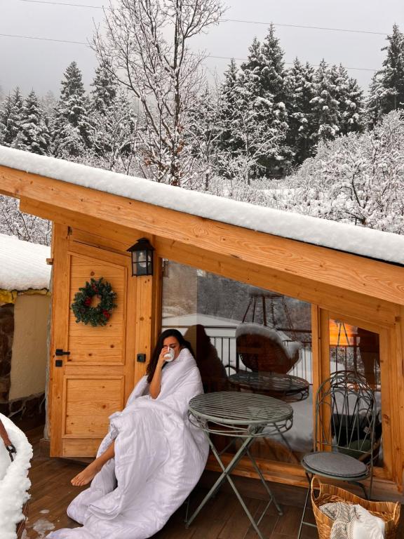 Hotel Borjomi Verde v zimě