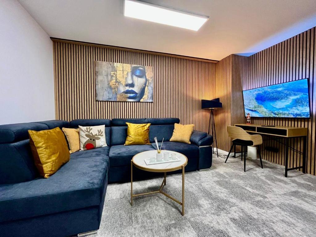 Khu vực ghế ngồi tại Apartament LuMi