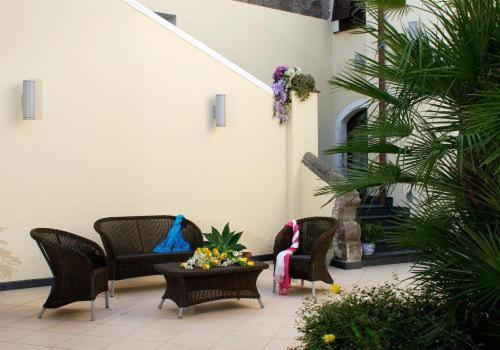 Zona de estar de Hotel Villa Carolina